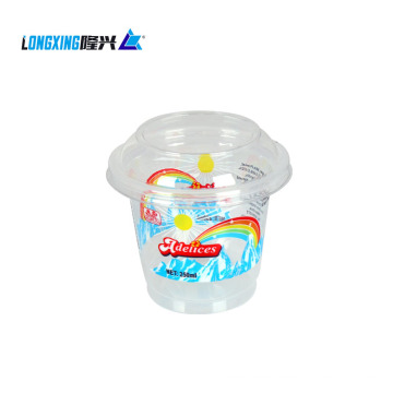 Anpassen rasierter Eiscreme Tasse / PP Ice Cream Tasse